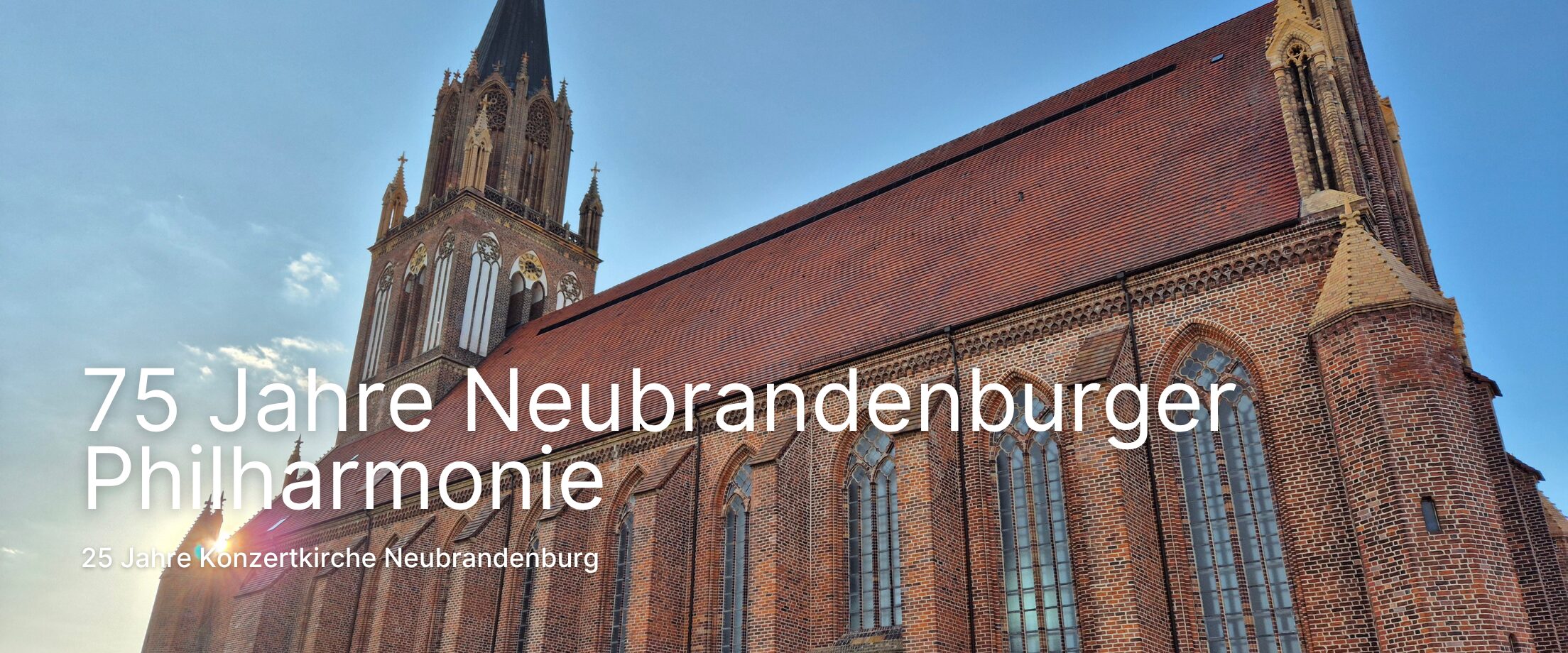 Konzertkirche Neubrandenburg von draußen