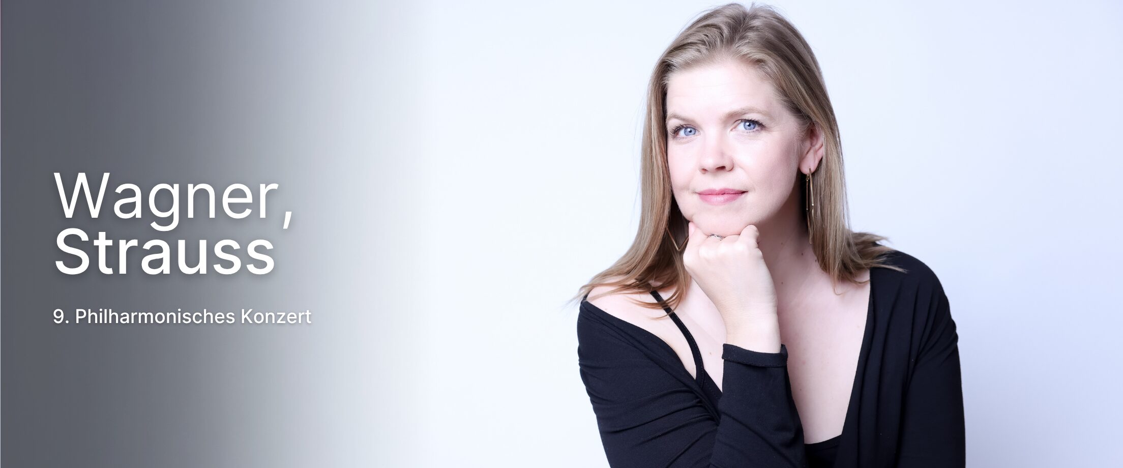 Sopranistin Betsy Horne vor hellem Hintergrund