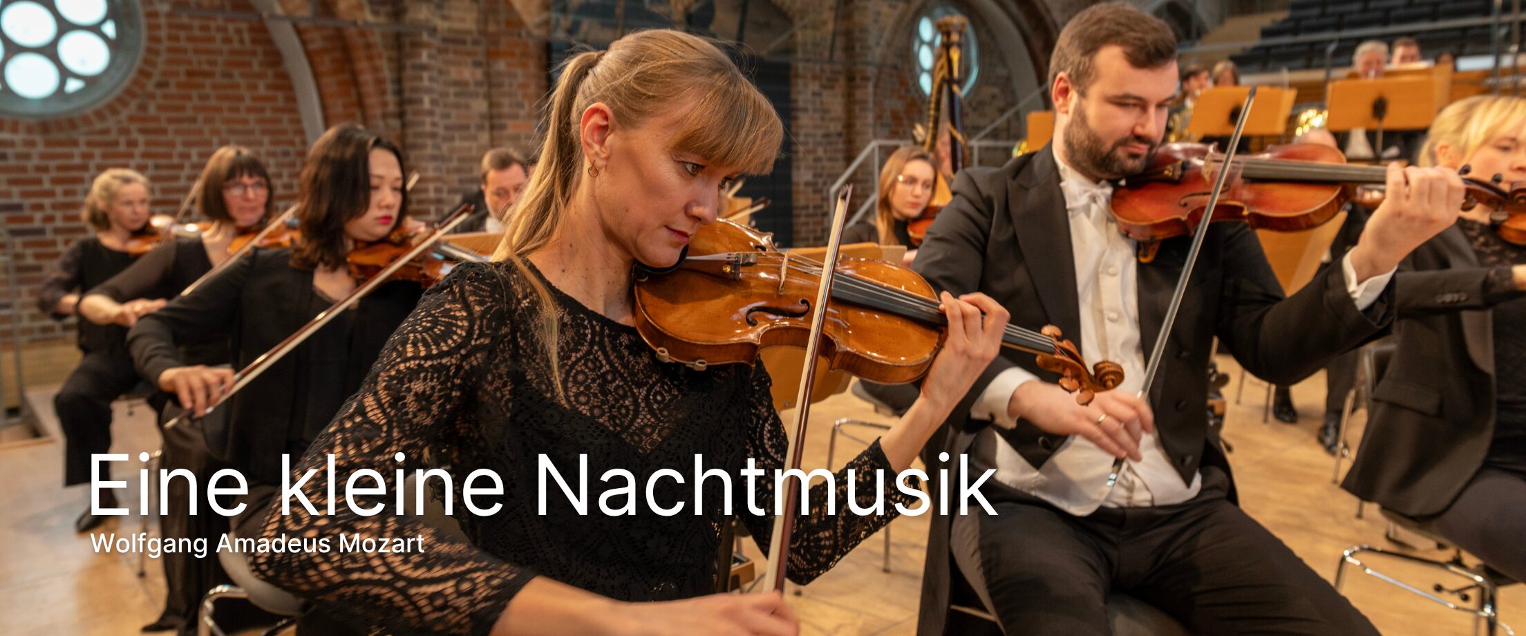 Musiker in der Konzertkirche Neubrandenburg